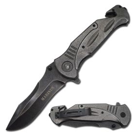 10.5" Large Tactical Military Rescue Spring Assisted Pocket Knife
