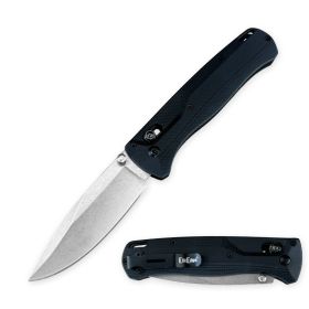 High Quality D2 Steel Ball Bearing Black G10 Handle Axis Lock Pocket Flipper Knife