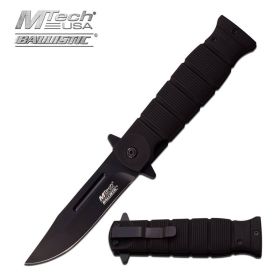 Mtech Ballistic Bayonet Dagger Style Military Tactical Spring Assist Knife