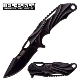 Tactical Combat Spring Assisted Open Black Folding Pocket Knife