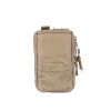 Compact First Aid Organizer Pouch with Mesh Pocket and Dual Zippers