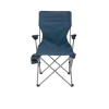 Hard Arm Camping Chair with Durable Polyester Seat and Steel Frame, Portable with Cup Holder