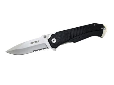 Bullet Spring Assisted Opening Knife - Black