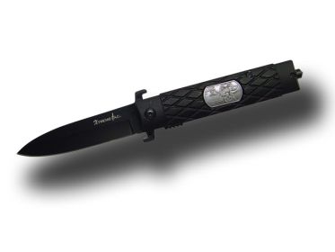 Metal Rubber Baton Handle Xtreme-Tac Spring Assist Knife