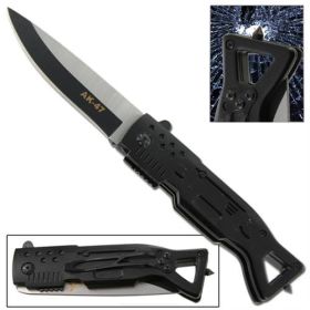 Ak47 Assault Knife Spring Assisted Heavy Duty