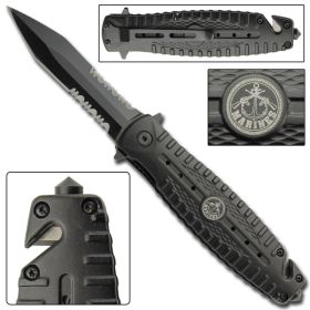 Crucible Spring Assist Marines Tactical Rescue Knife