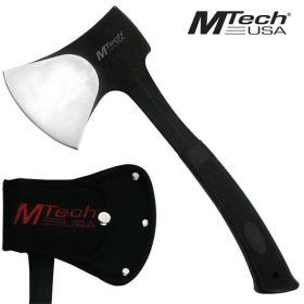 Solid Heavy Duty Stainless Steel Camping Axe Black Hatchet Outdoor