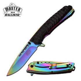 4.75 Inch Master Usa Rainbow Spring Assisted Opening Knife