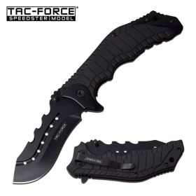 8.25" Black Tactical Survival Spring Assisted Open Folding Pocket Knife