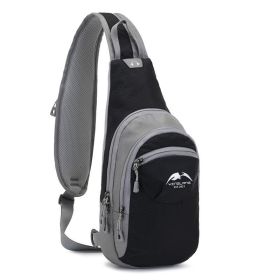 Single Shoulder Backpack (Color: Black)