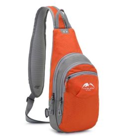 Single Shoulder Backpack (Color: Orange)