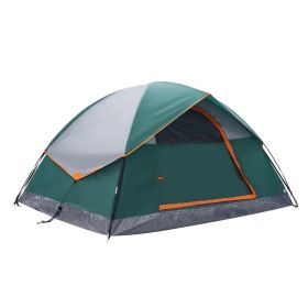 Double Or Quad-person Camping Tent (Option: Greenfour people)