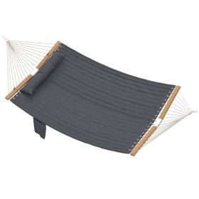 Outdoor Hammock 2-Person (Option: Gray-780x220x220 mm)