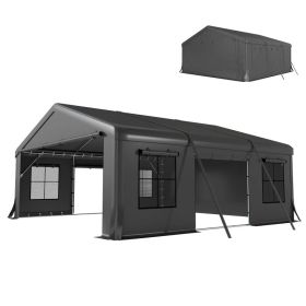 20' X 20' Tent Shelter (Option: Dark Gray)