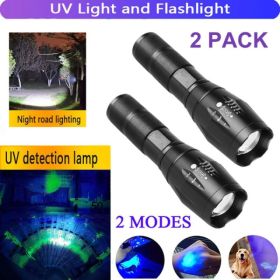 LED Flashlight UV + White (Option: Defaulttitle)