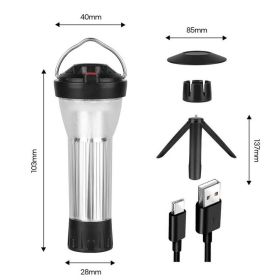 3000mAh Camping Lantern (Color: 1 Set Siver)