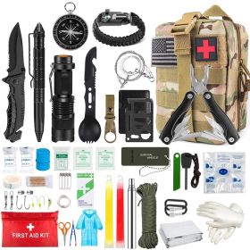 Outdoor SOS Emergency Survival Kit (Color: CP, Ships From: China)
