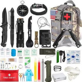 Outdoor SOS Emergency Survival Kit (Color: ACU, Ships From: China)