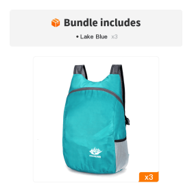Hiking Backpack (Color: Lake Blue*3)