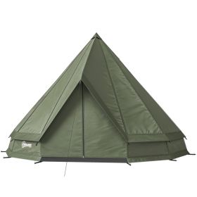 Teepee Tent (Option: Green-250x250x730 mm)